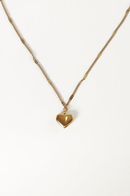 Fay Heart Shaped Necklace - Gold