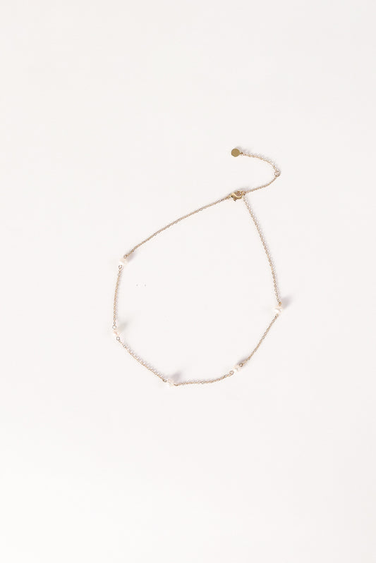 Kealy Pearl Necklace - Gold