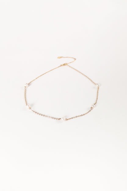 Kealy Pearl Necklace - Gold