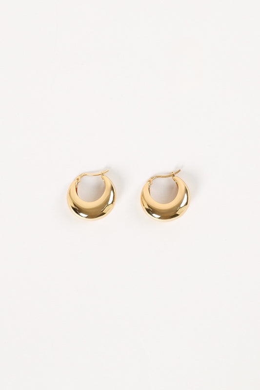 Lainey Hoop Earrings - Gold