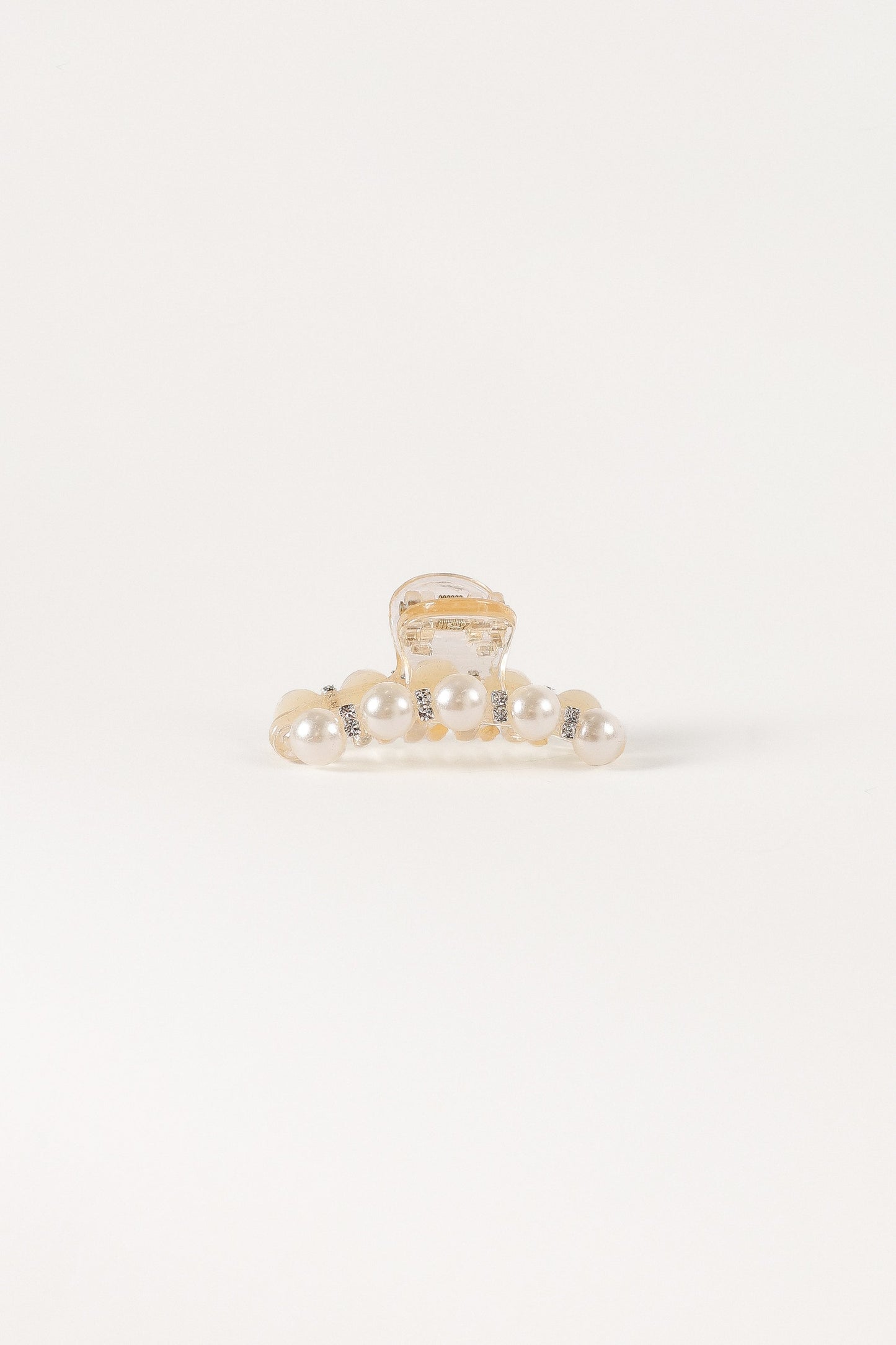 Lile Pearl Hair Clip - White