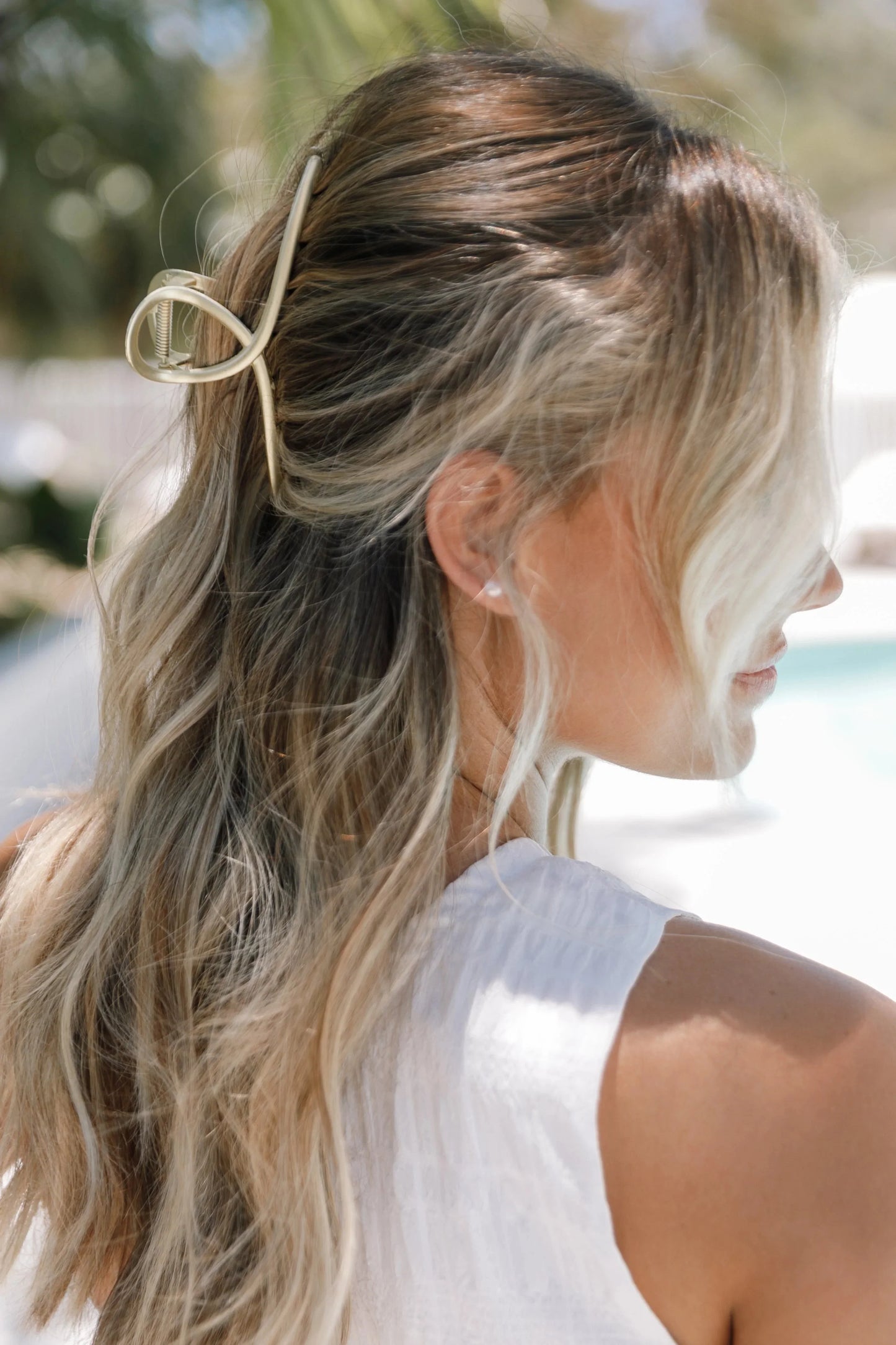 Linda Hair Clip - Gold