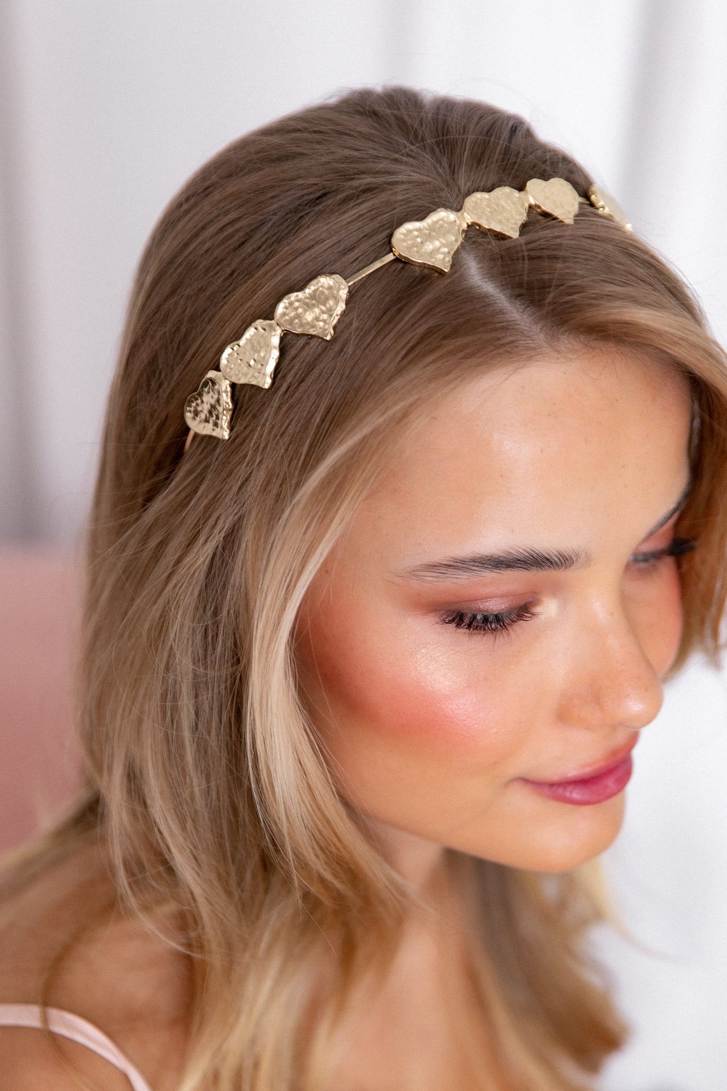 Mi Amore Headband - Gold