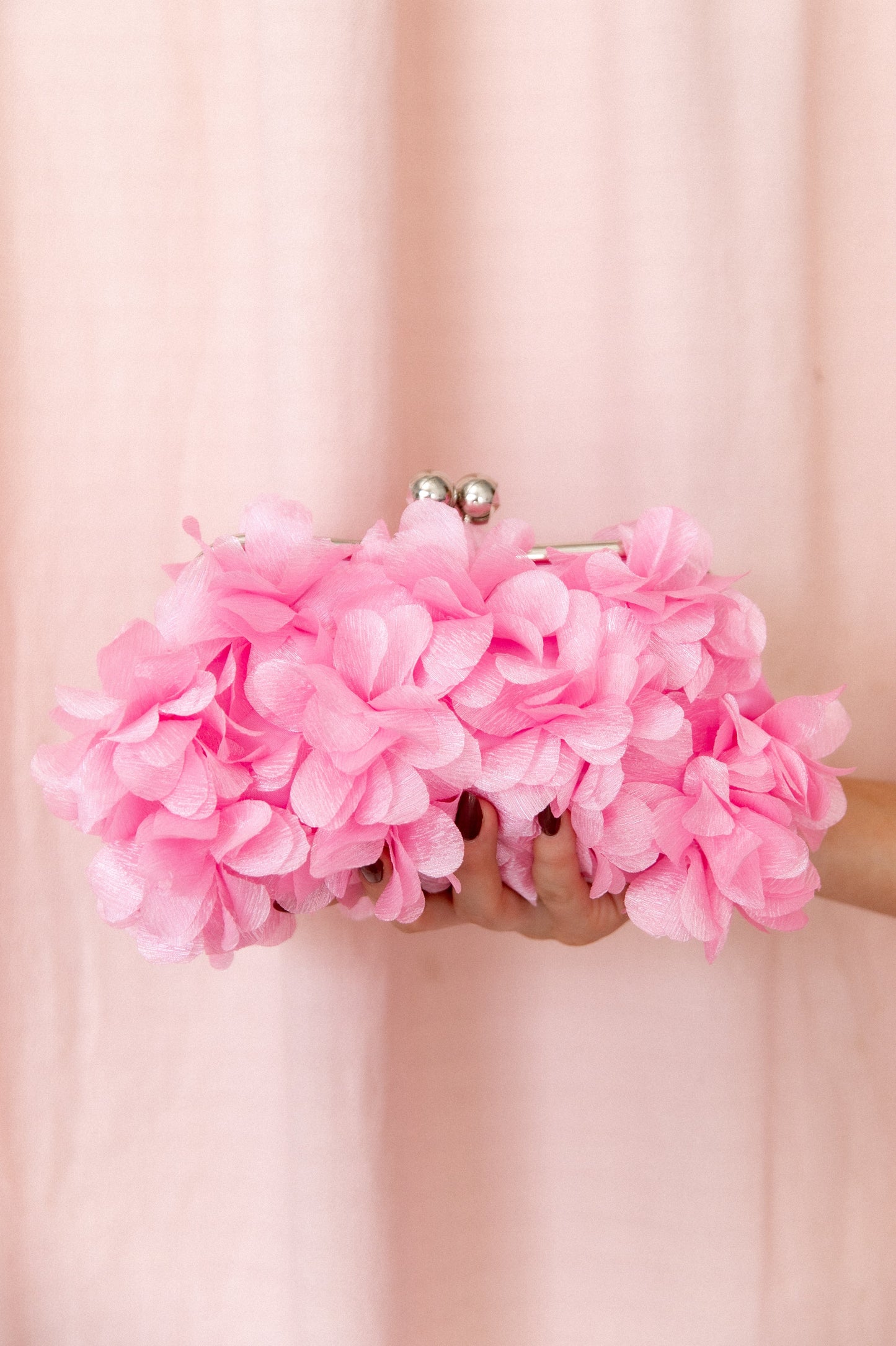 Mon Amour Floral Clutch - Pink