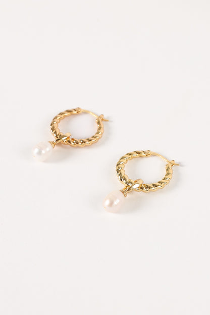 Monika Hoop Earrings - Gold
