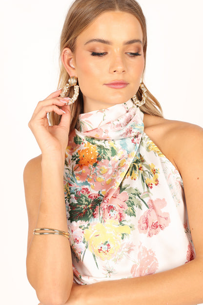 Rae Earrings - Gold Pearl