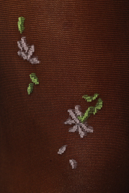 Rowan Floral Stockings - Black