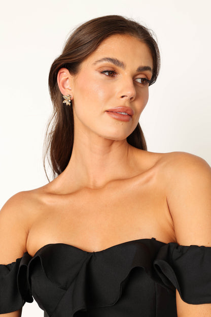 Talon Statement Earrings - Gold