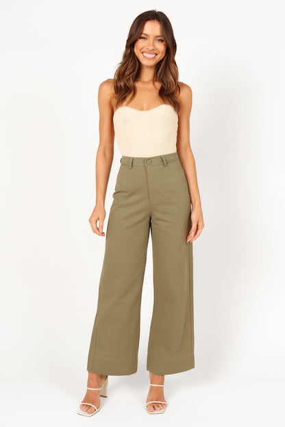 Lawrence Pant - Olive Green