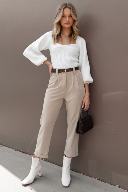 Lexie Pants - Beige