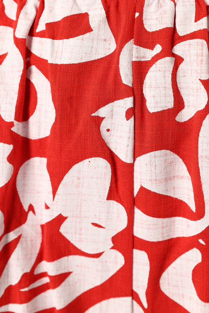 Luna Pants - Red Floral