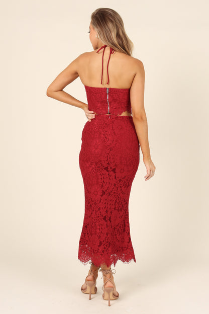 Maybelle Skirt - Wine