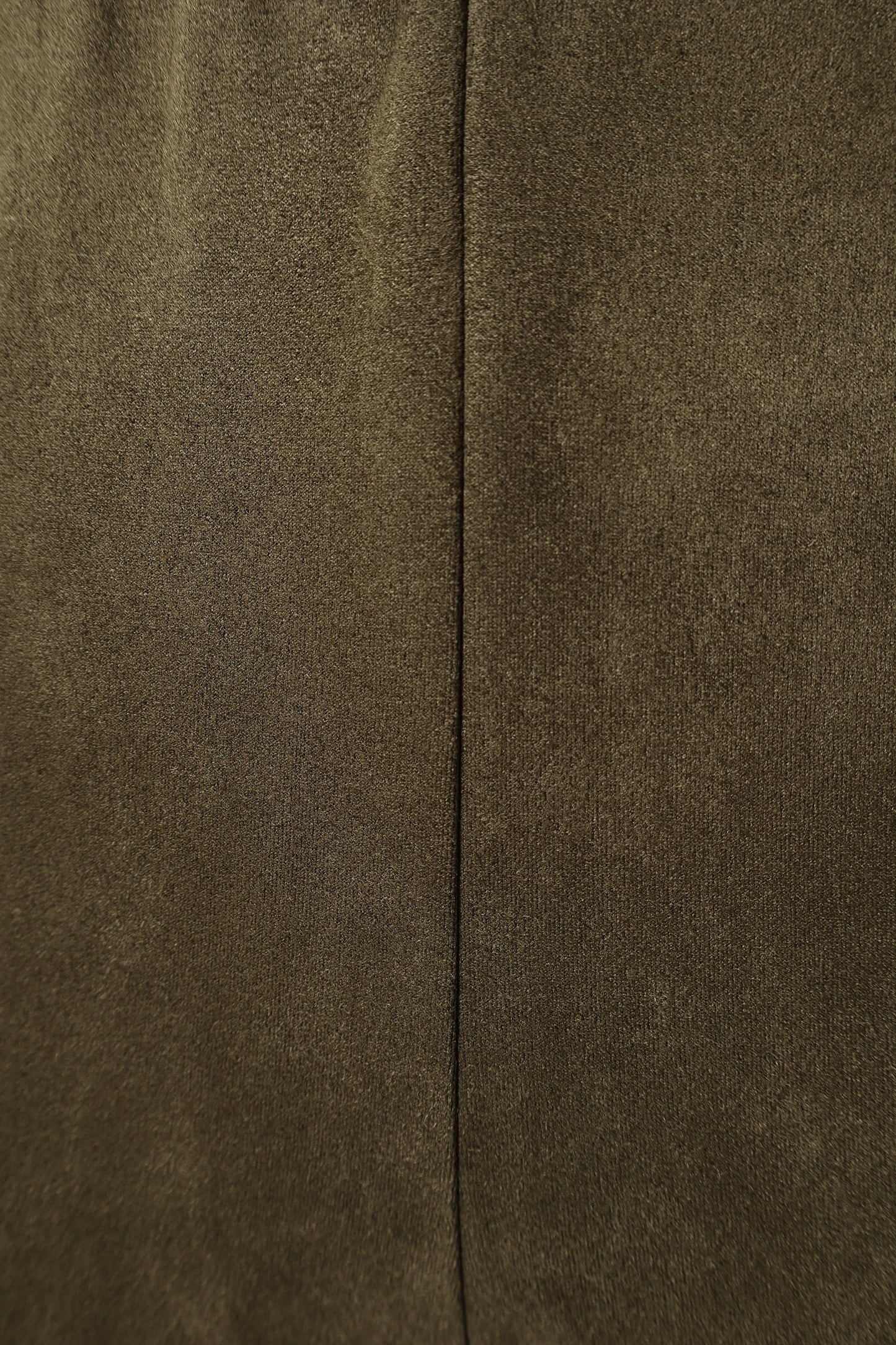 Morgan Suede Look Legging - Olive