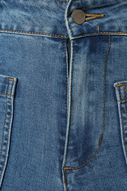 Nico Wide Leg Jean - Dark Blue