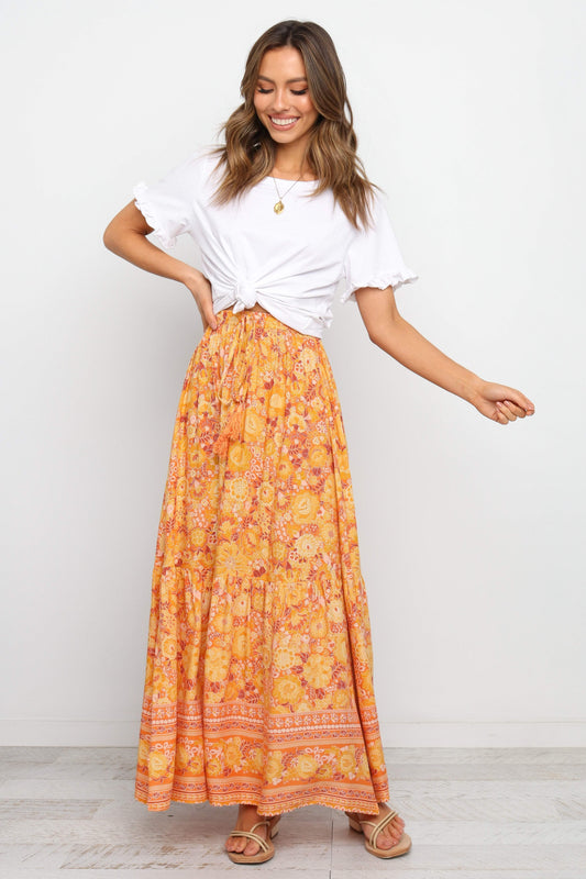 Nyasa Skirt - Orange