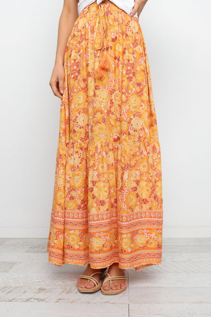 Nyasa Skirt - Orange