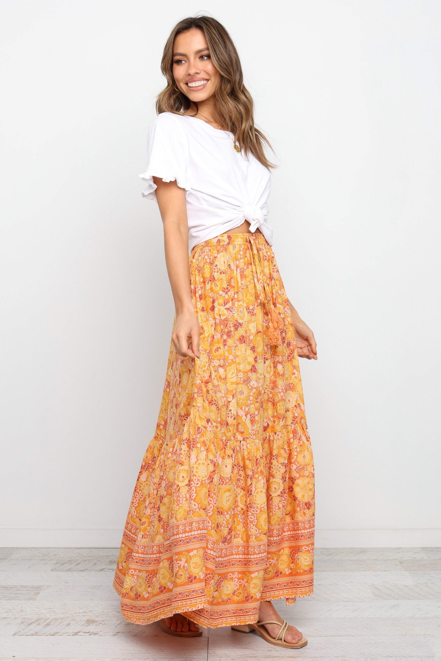 Nyasa Skirt - Orange