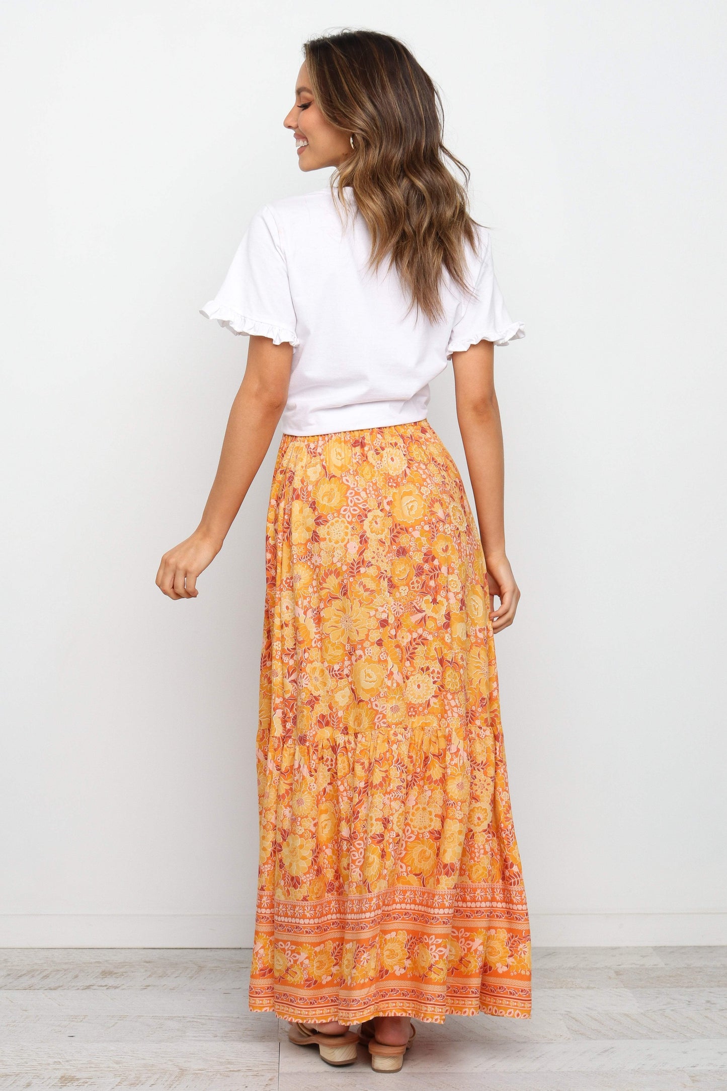 Nyasa Skirt - Orange
