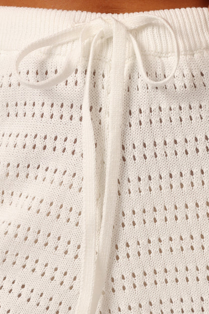 Ryleigh Knit Short - White