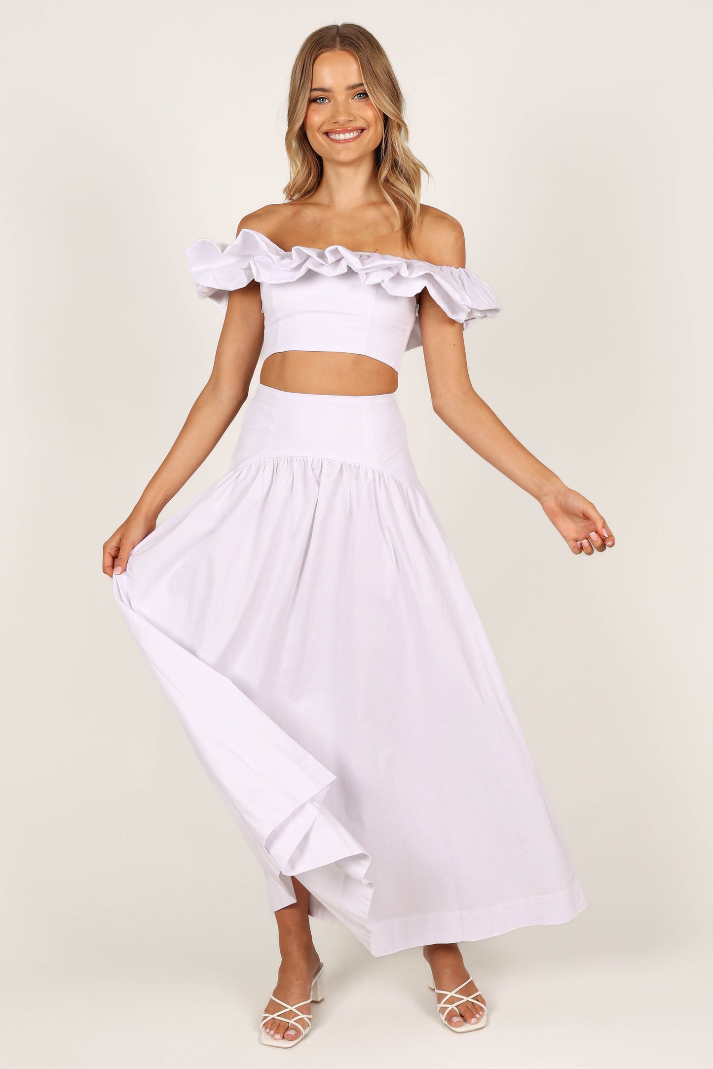 Savannah Maxi Skirt - White