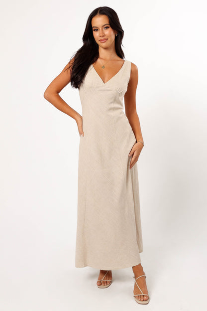 Adren Midi Dress - Oatmeal