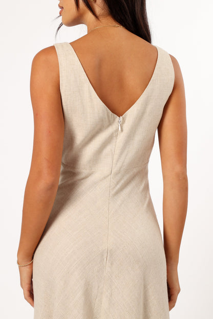 Adren Midi Dress - Oatmeal