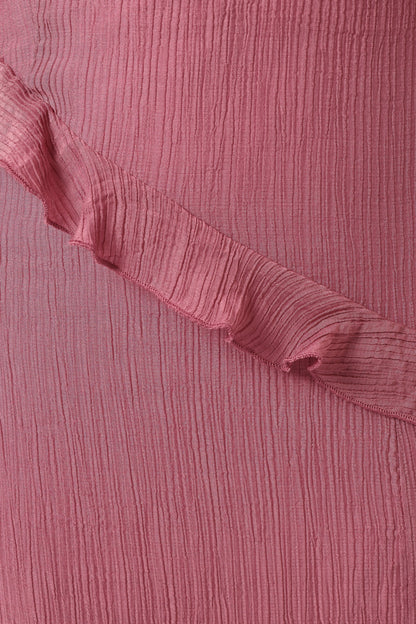 Ainslee One Shoulder Maxi Dress - Pink