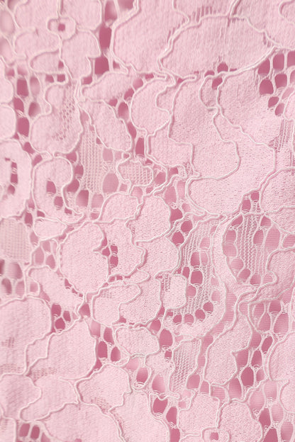 Allegra Lace Midi Dress - Pink