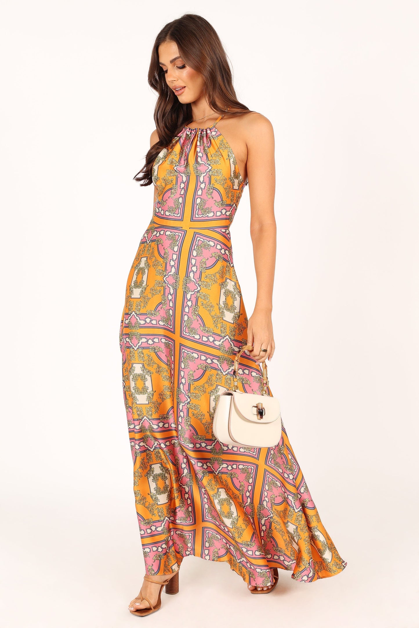 Amara Maxi Dress - Tangerine