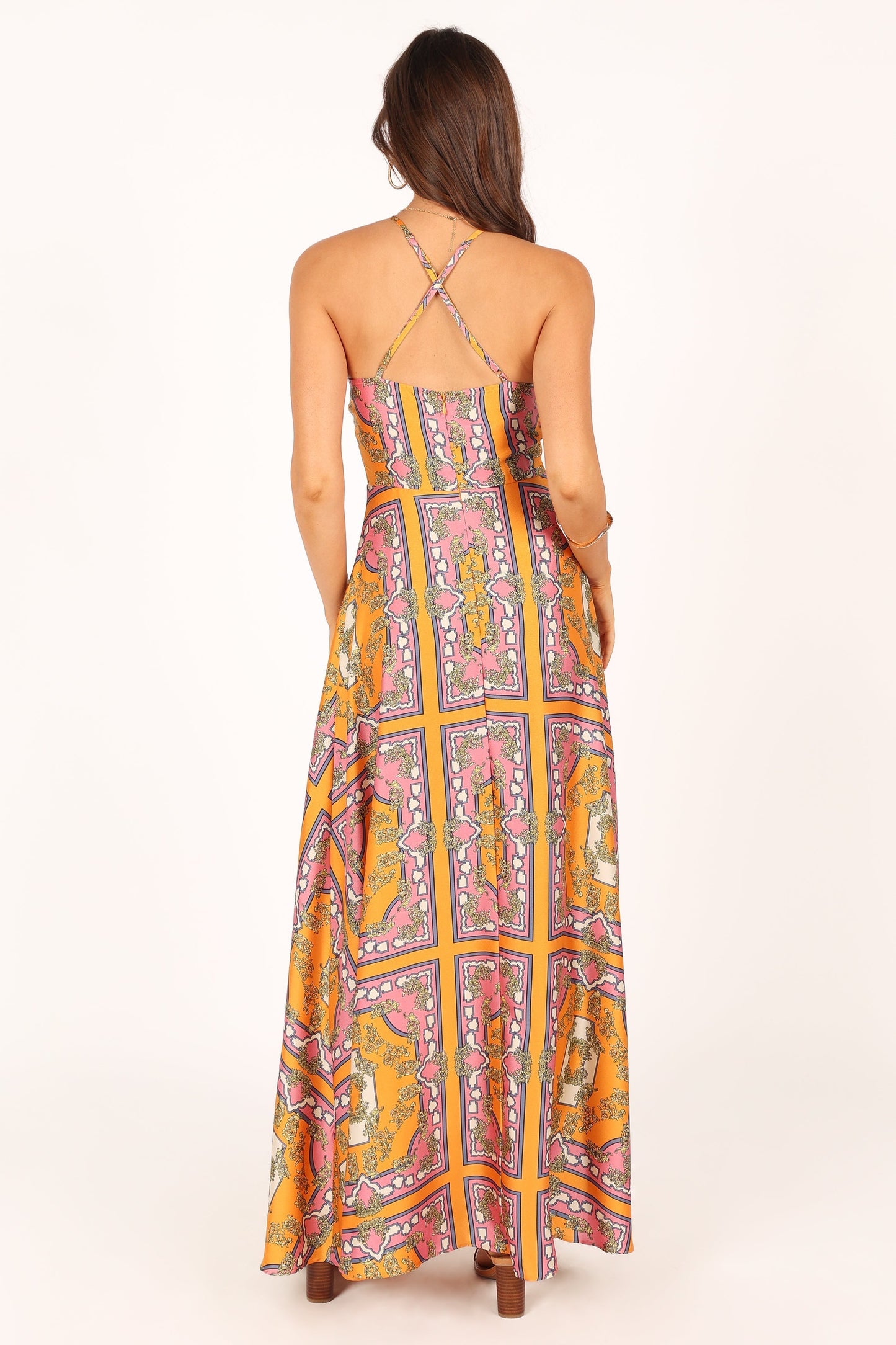 Amara Maxi Dress - Tangerine