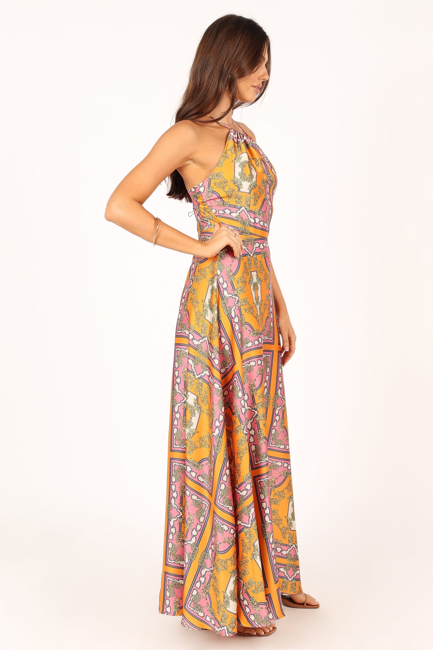 Amara Maxi Dress - Tangerine