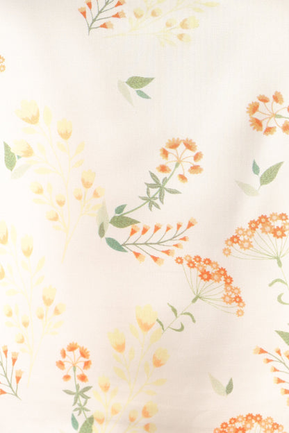 Aminah Puff Sleeve Dress - Yellow Floral