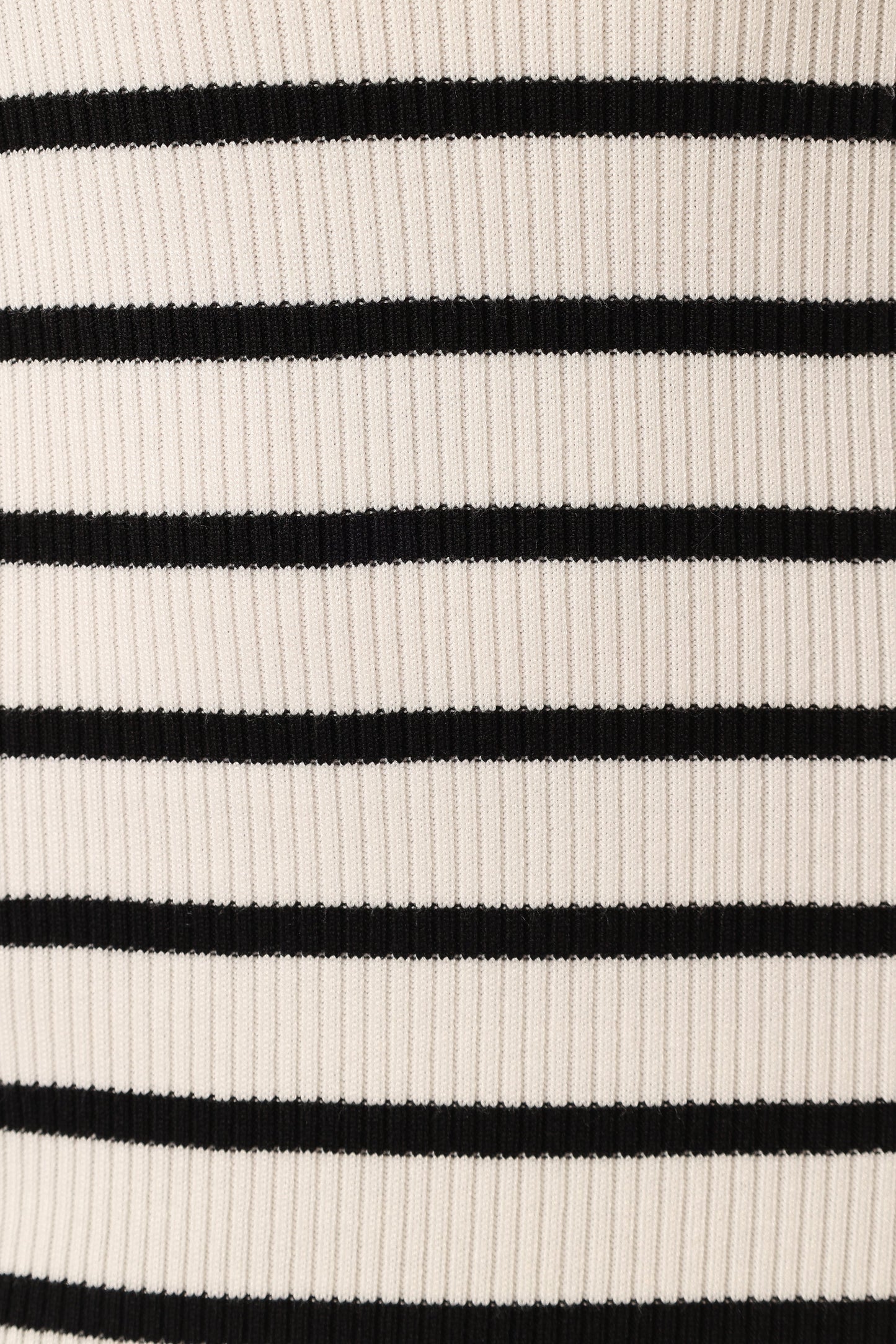 Ashyton Striped Midi Dress - White/Black