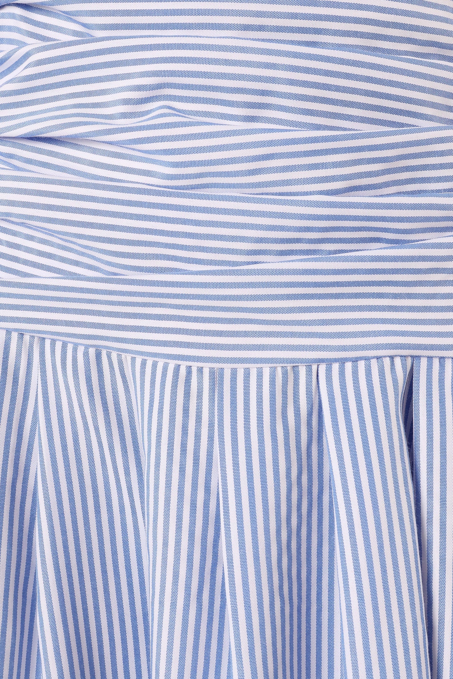 Avalee Strapless Maxi Dress - Blue Stripe