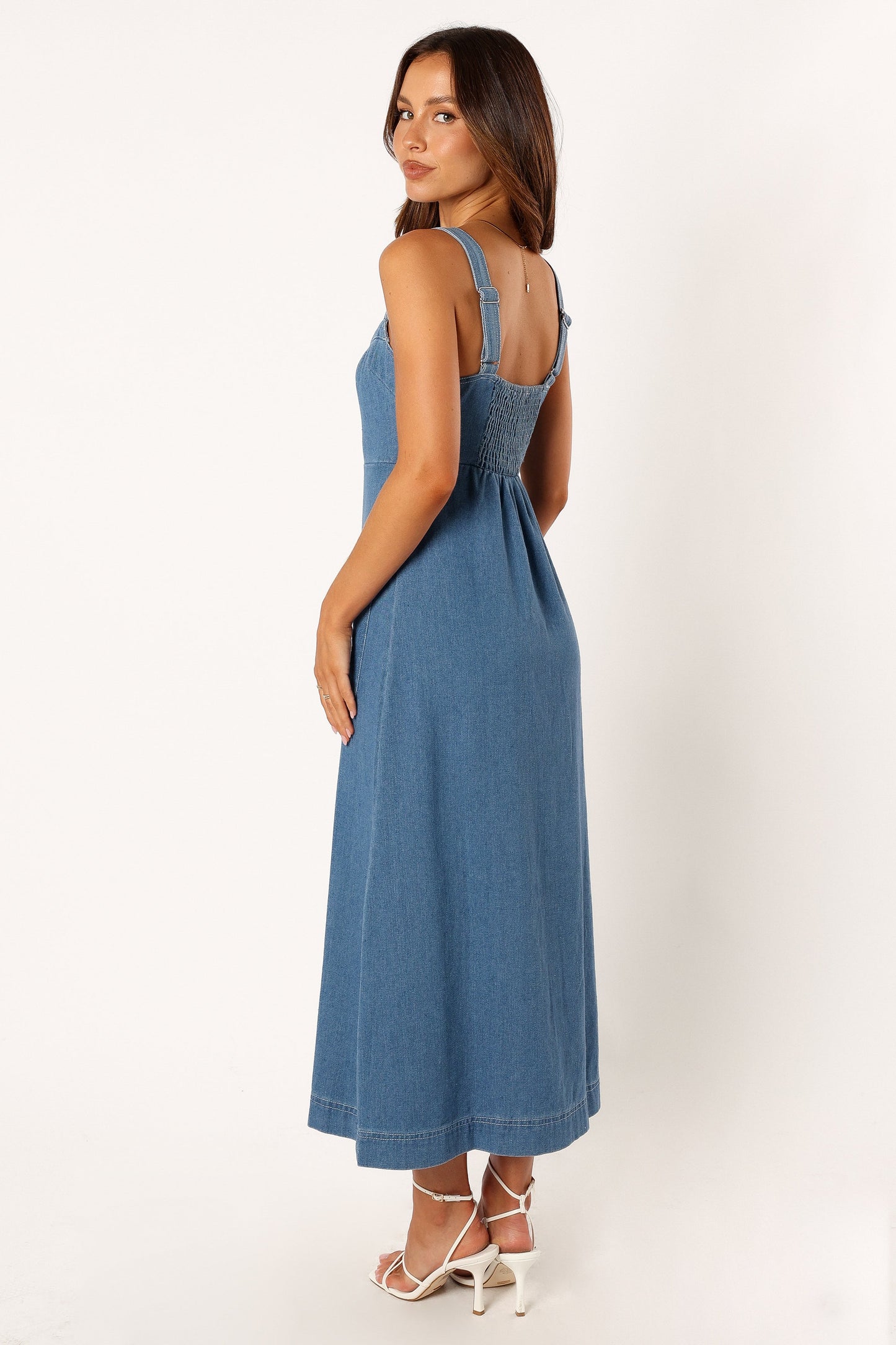 Bettie Midi Dress - Denim
