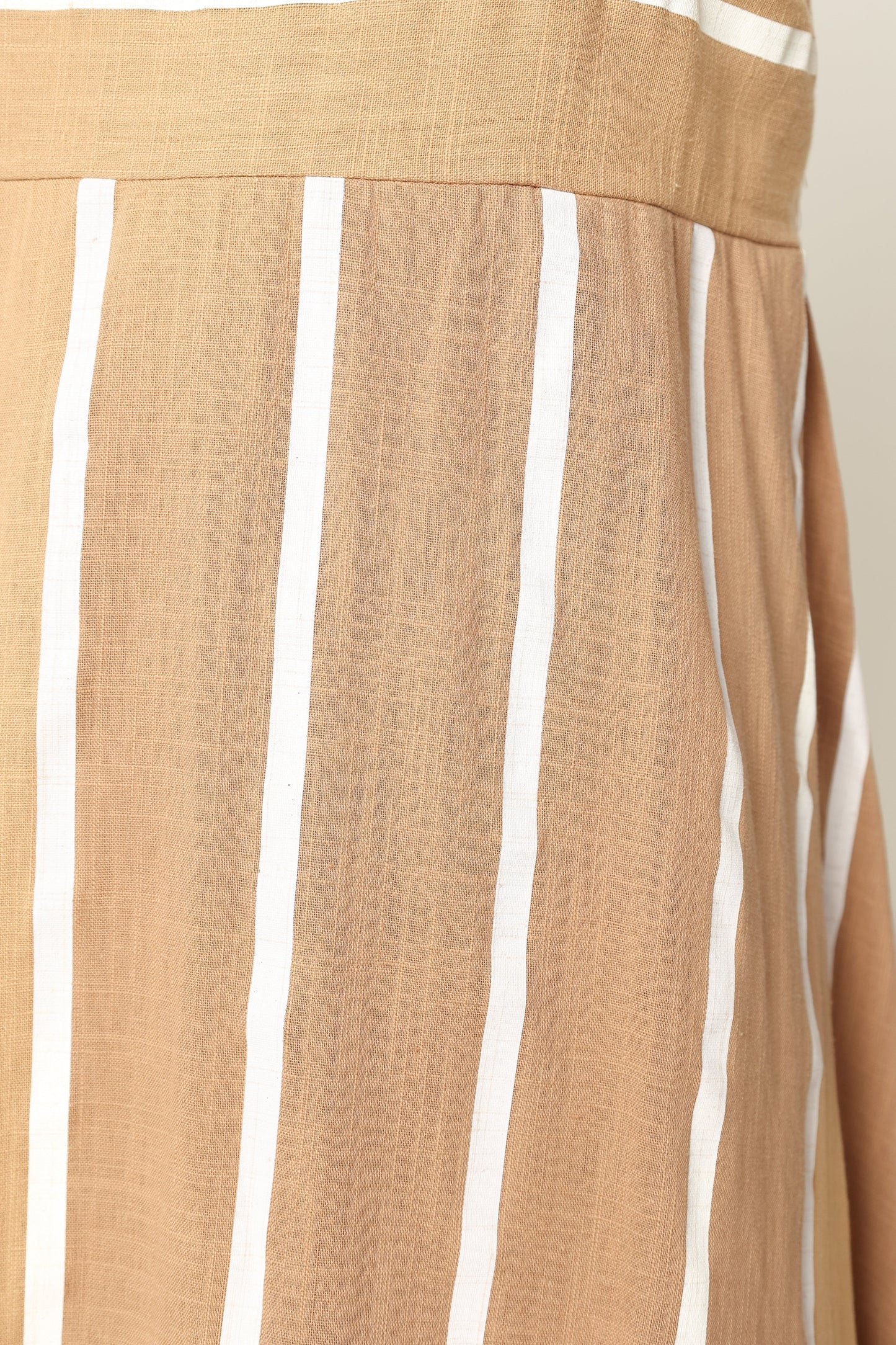 Brea Maxi Dress - Tan Stripe