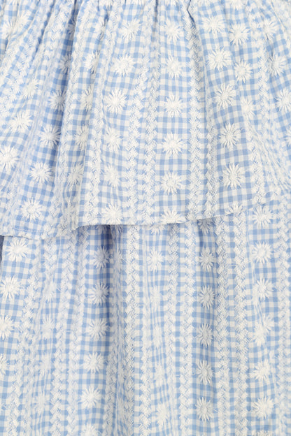 Cora Midi Dress - Blue