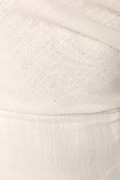 Cosma Off Shoulder Maxi Dress - White