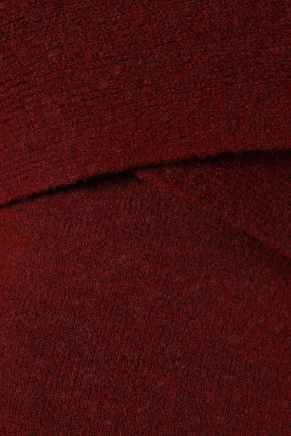 Deena Off Shoulder Midi Dress - Red