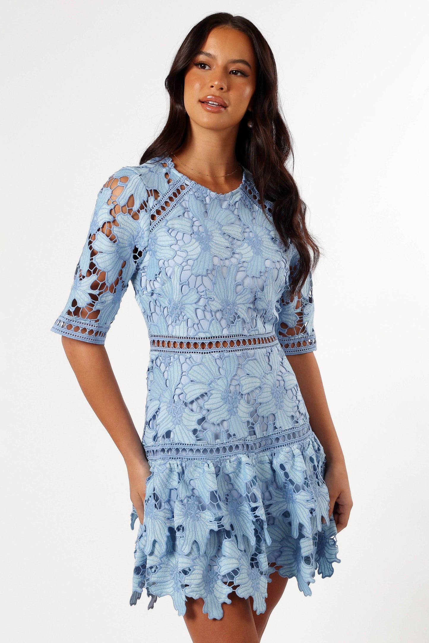 Destan Mini Dress - Blue Multi
