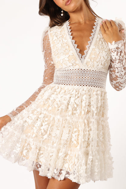 Fern Mini Dress - White