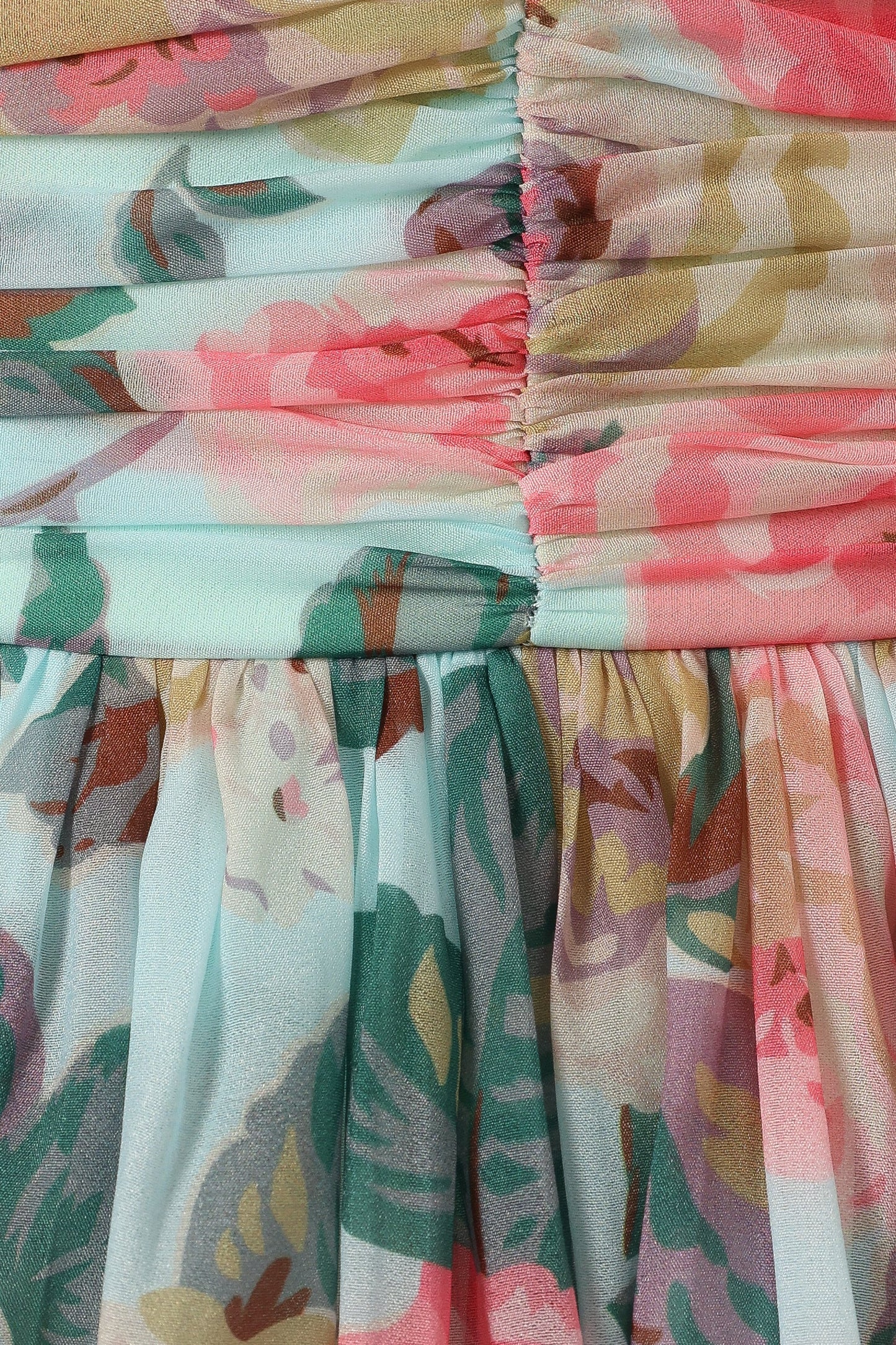 Floret Midi Dress - Blue Multi