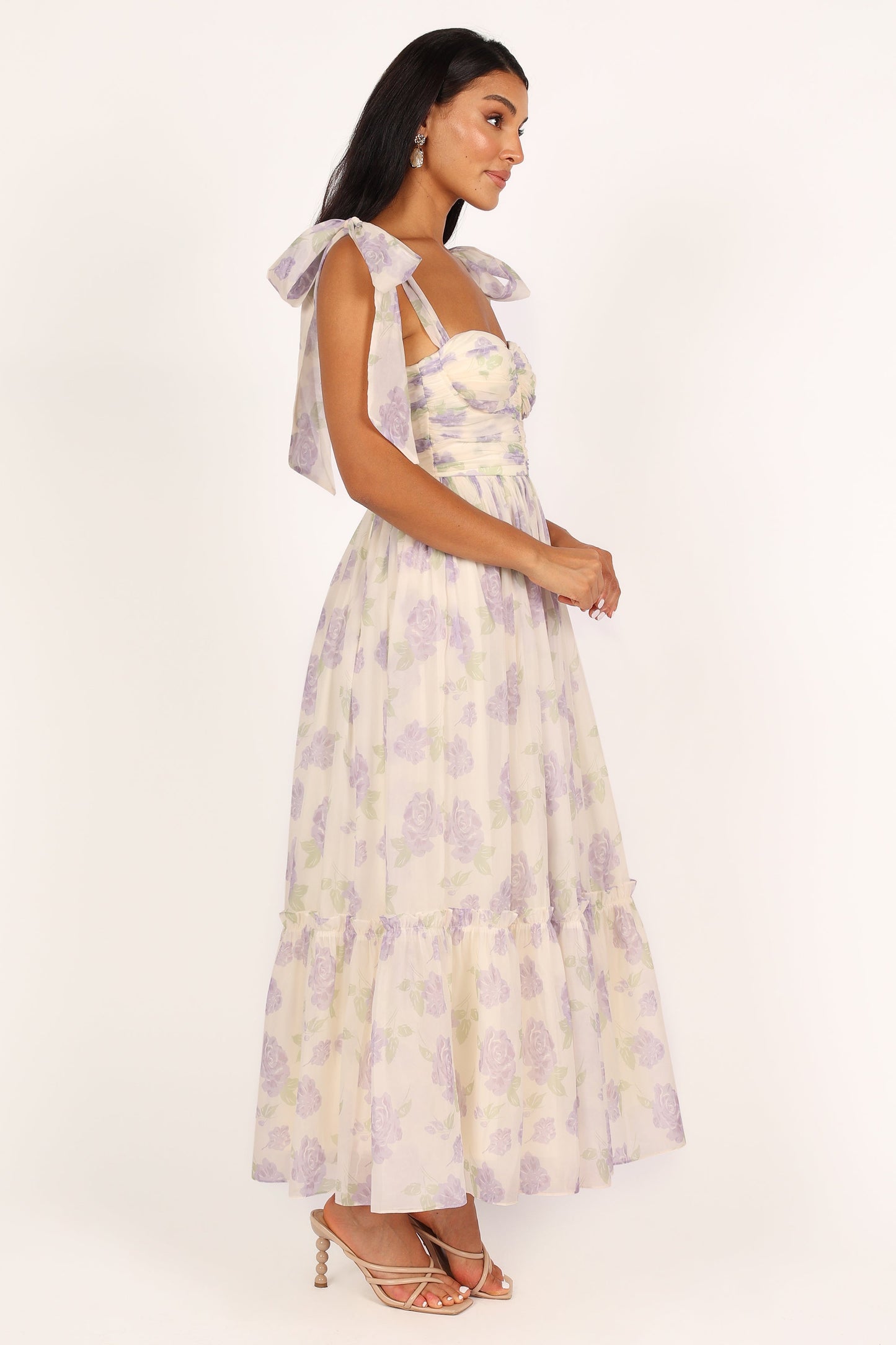 Floret Midi Dress - Lavender