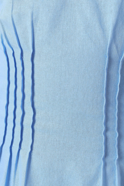 Lainey Tie Maxi Dress - Blue