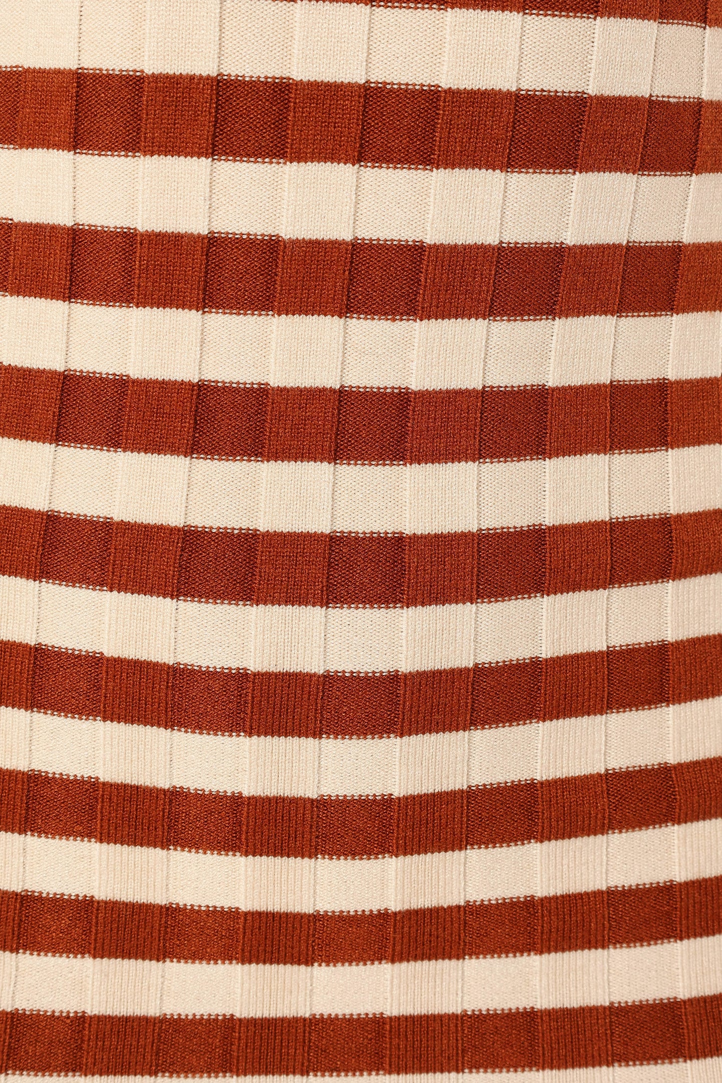 Ledger Midi Dress - Tan Stripe