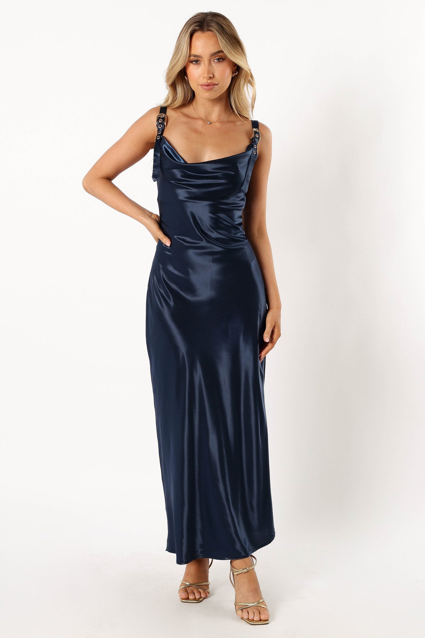 Loxana Midi Dress - Midnight