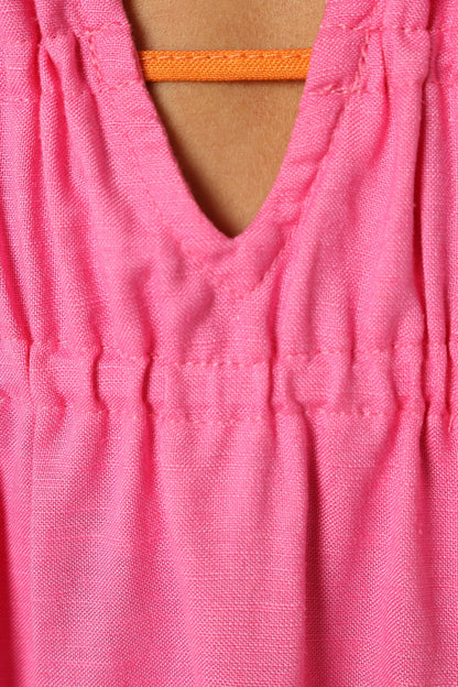 Lydia Midi Dress - Pink