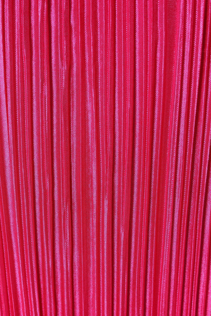 Melody Plisse Halter Maxi Dress - Pink