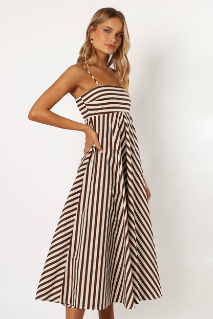 Mercury Maxi Dress - Chocolate
