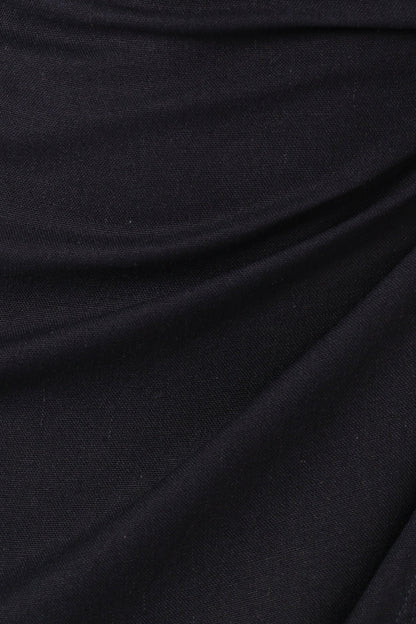 Misty Wrap Midi Dress - Navy